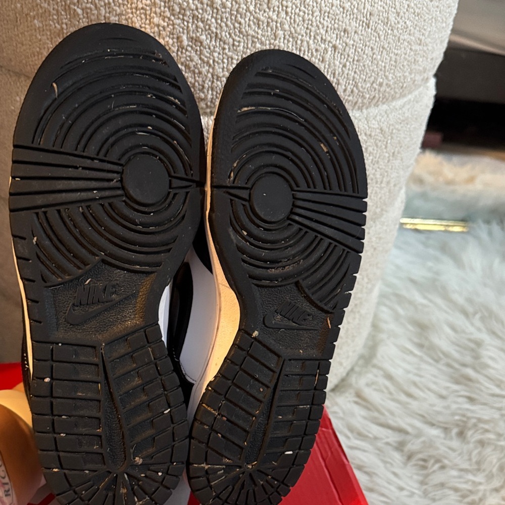 Nike Classic Dunks Black and White Sneakers - Picture 5 of 6
